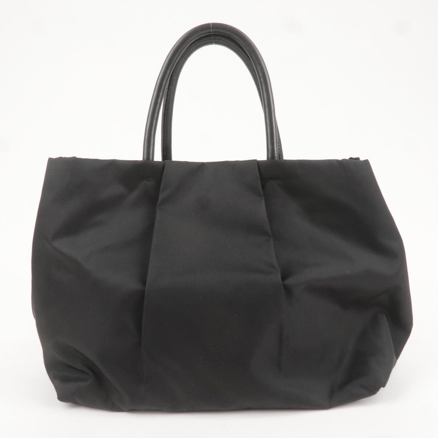 Prada Prada Logo Nylon Leather Ribbon Tote Bag Black Bn1601 36857 6