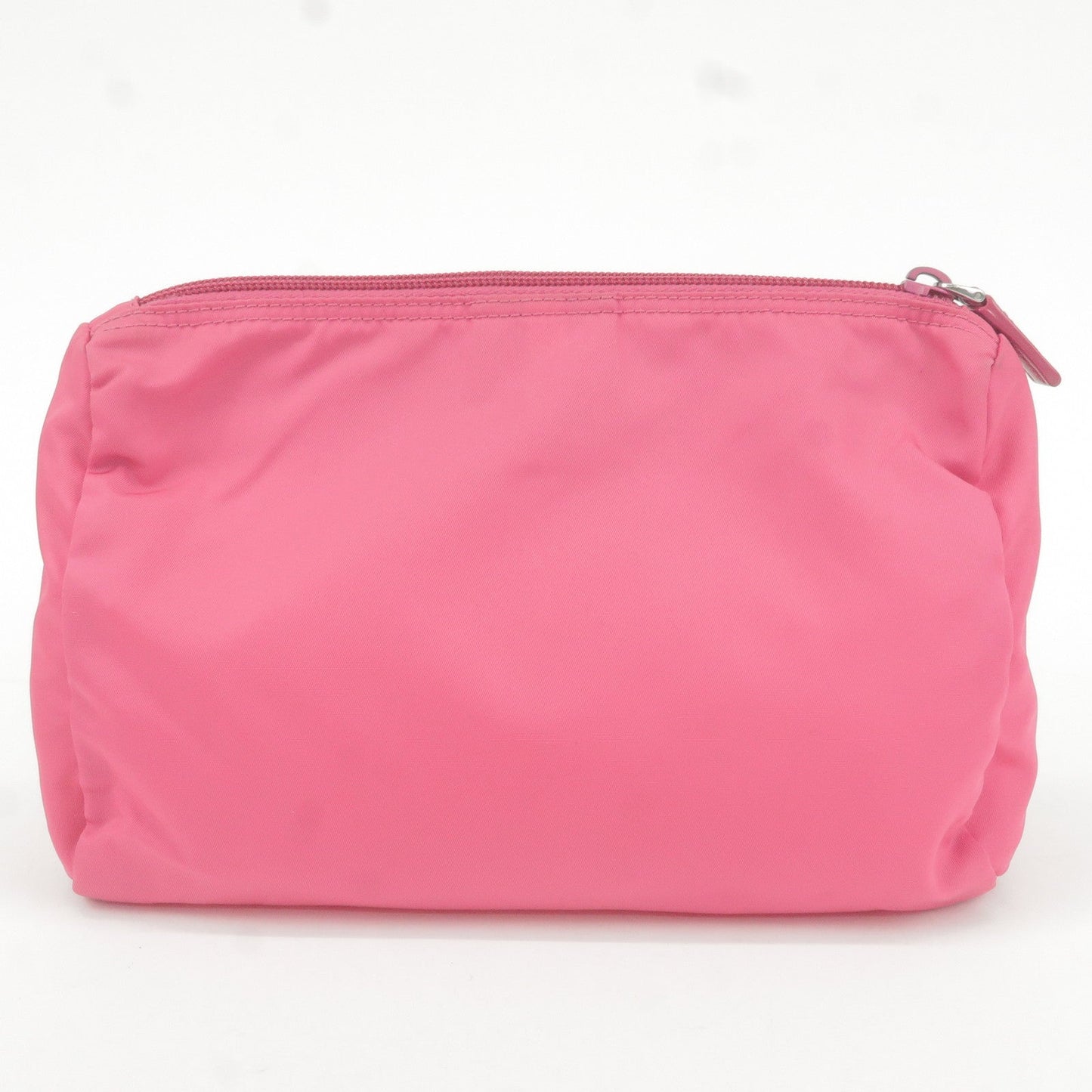 Prada Prada Nylon Leather Cosmetic Pouch Clutch Bag Pink