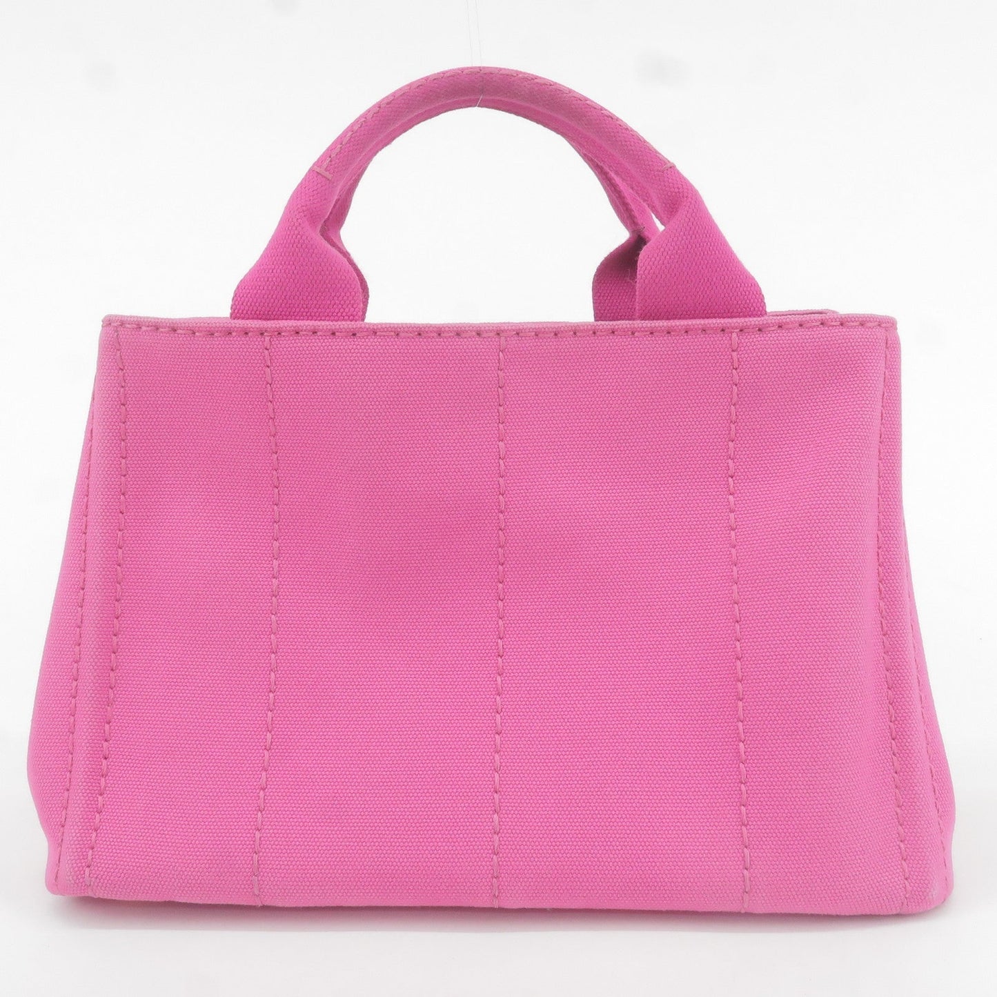 Prada Prada Canapa Mini Canvas Tote Bag Pink Bn2439