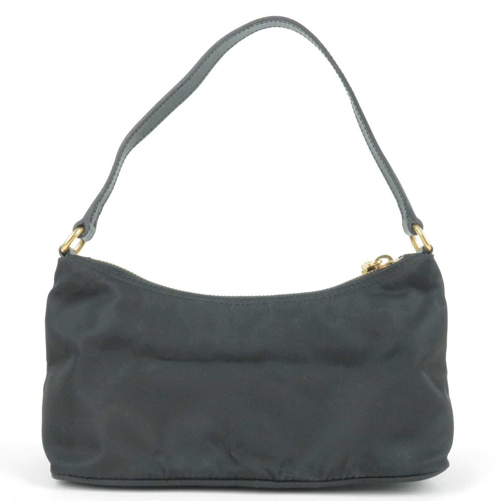 Prada Prada Nylon Leather Hand Bag Pouch Nero Black Travel Bag 1N1413 35632 1