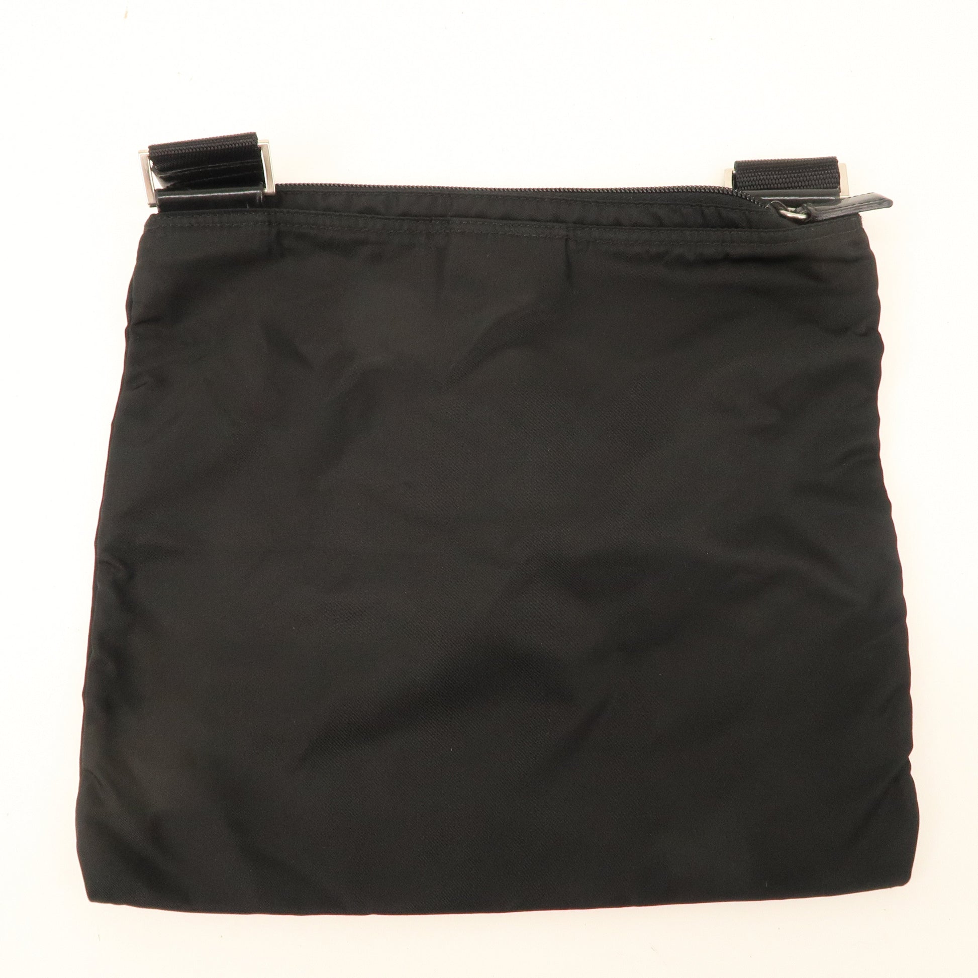 Prada Prada Logo Nylon Leather Shoulder Bag Nero Black Bt0175 36827 8