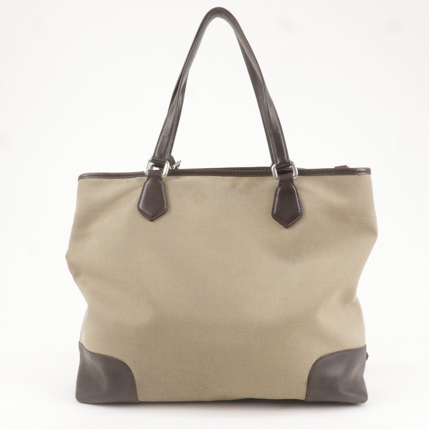 Prada Prada Logo Jacquard Leather 2Way Bag Tote Bag