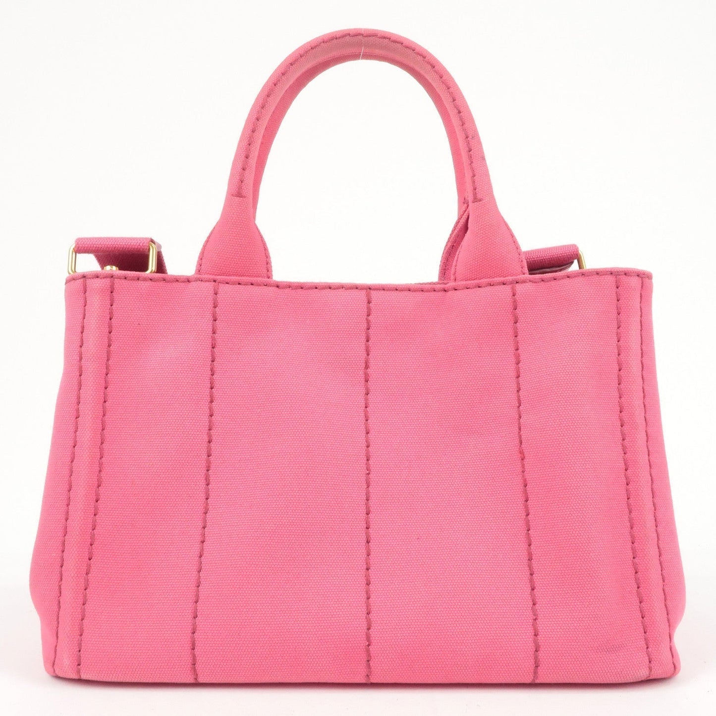 Prada Prada Logo Canapa Mini Canvas 2Way Tote Bag 1Bg439 36781 15