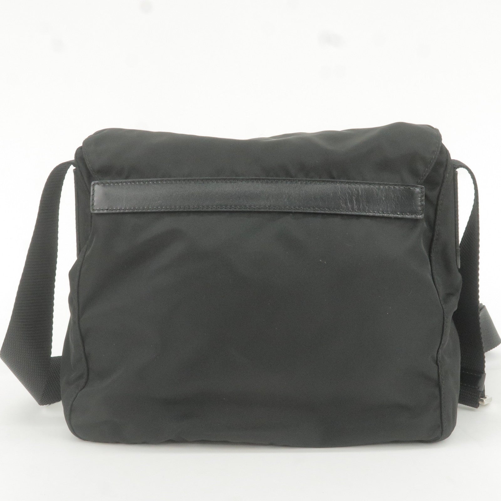 Prada Prada Logo Nylon Leather Shoulder Bag Hand Bag Bt8994 35858 12