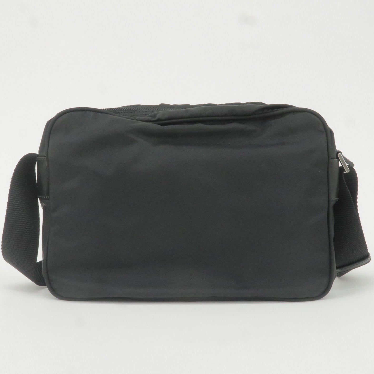 Prada Prada Logo Nylon Leather Shoulder Bag Nero Black Bt0166 35749 12