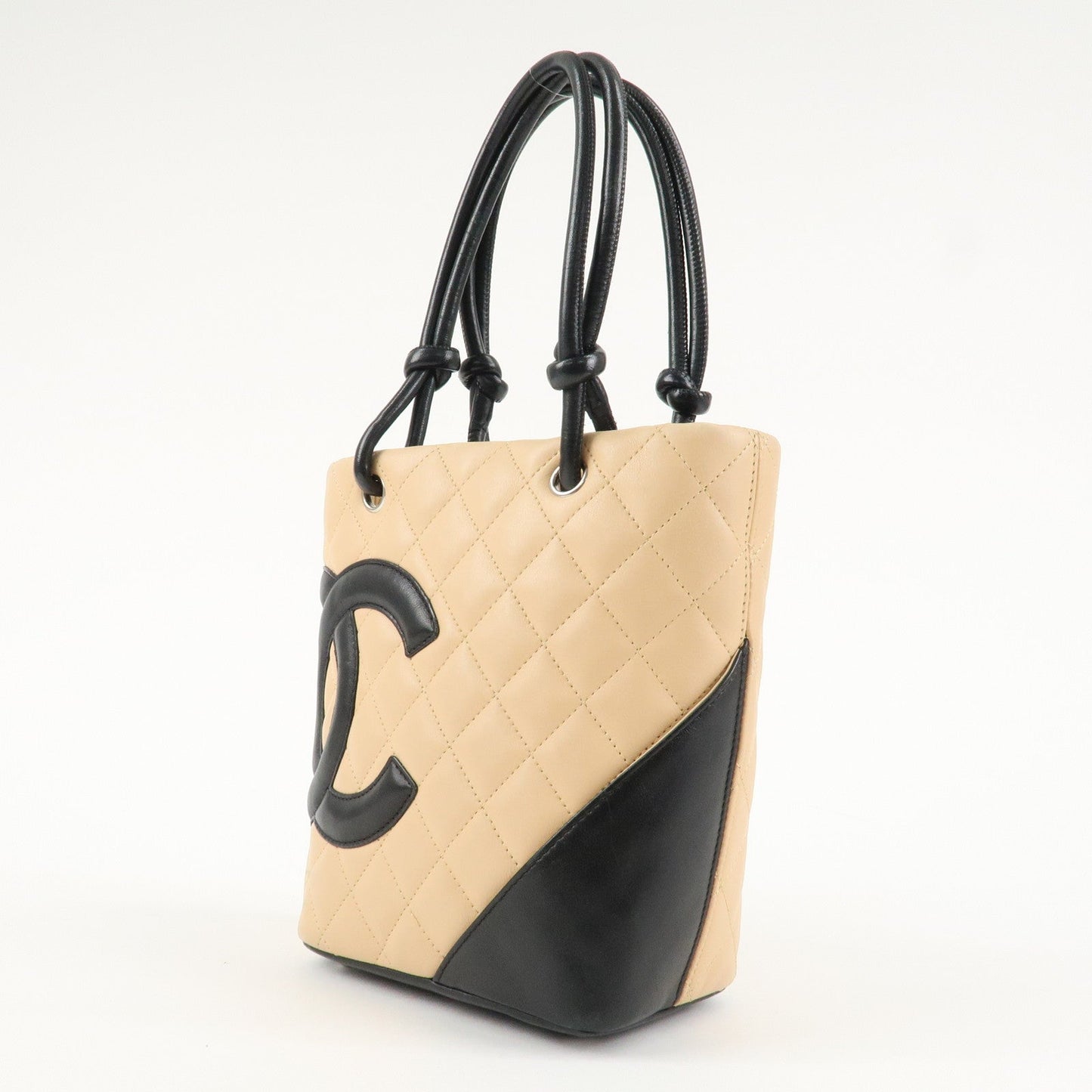 CHANEL COCO Mark Cambon Line Lamb Skin Small Tote Bag A25166