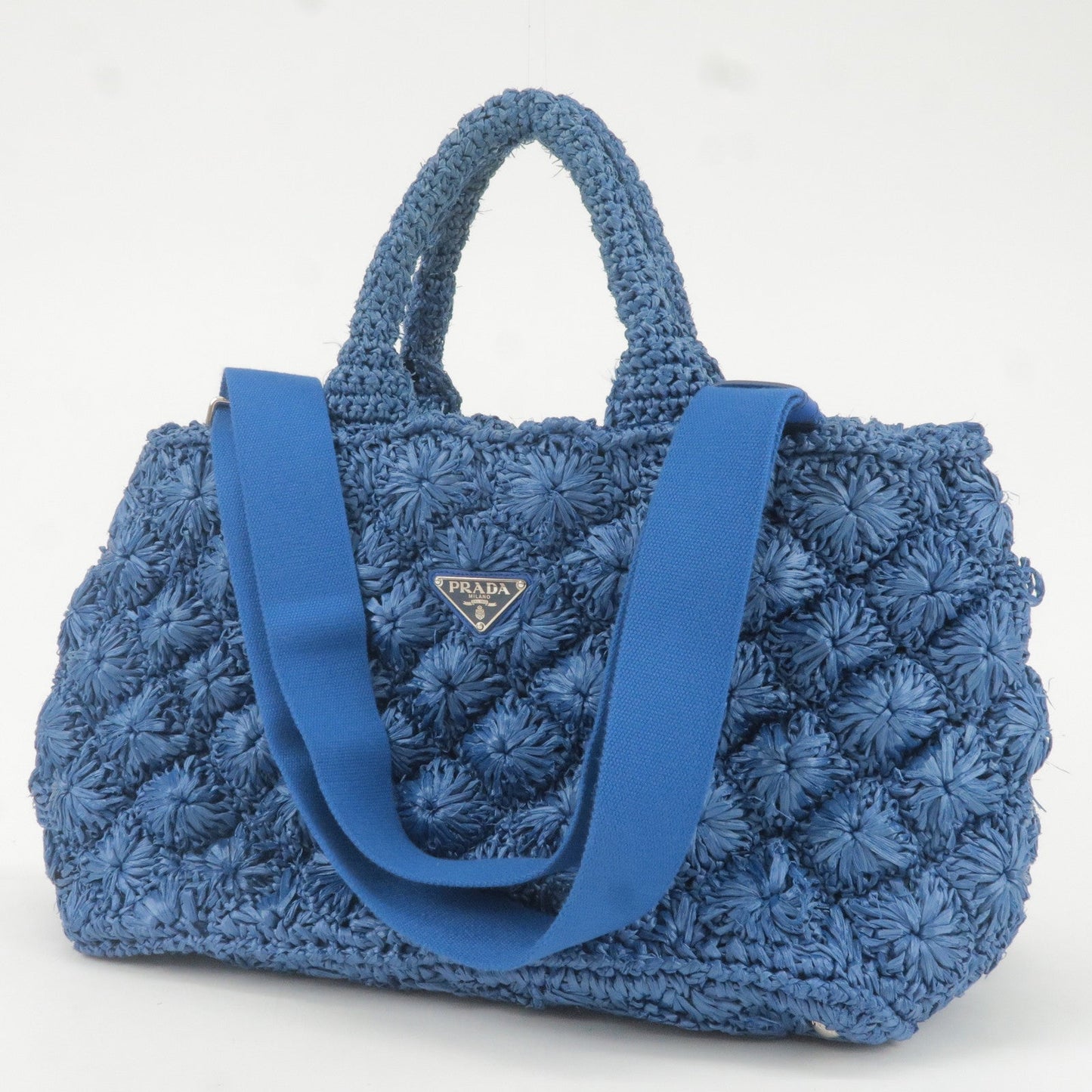 Prada Prada Raffia Canapa 2Way Bag Hand Bag Shoulder Shoulder Bag Bn2888 35976 14