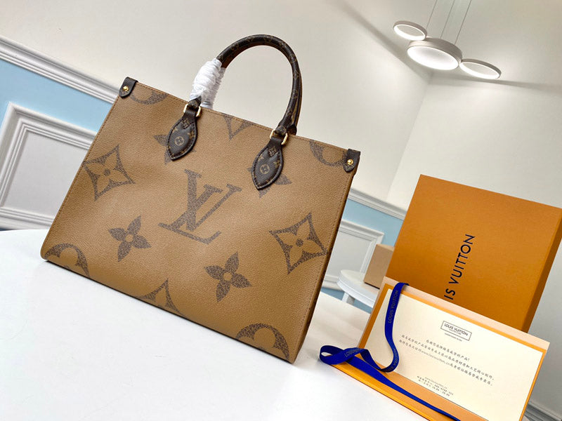 Top Quality Onthego Mm And Reverse For Canvas Monogram Shoulder Bag