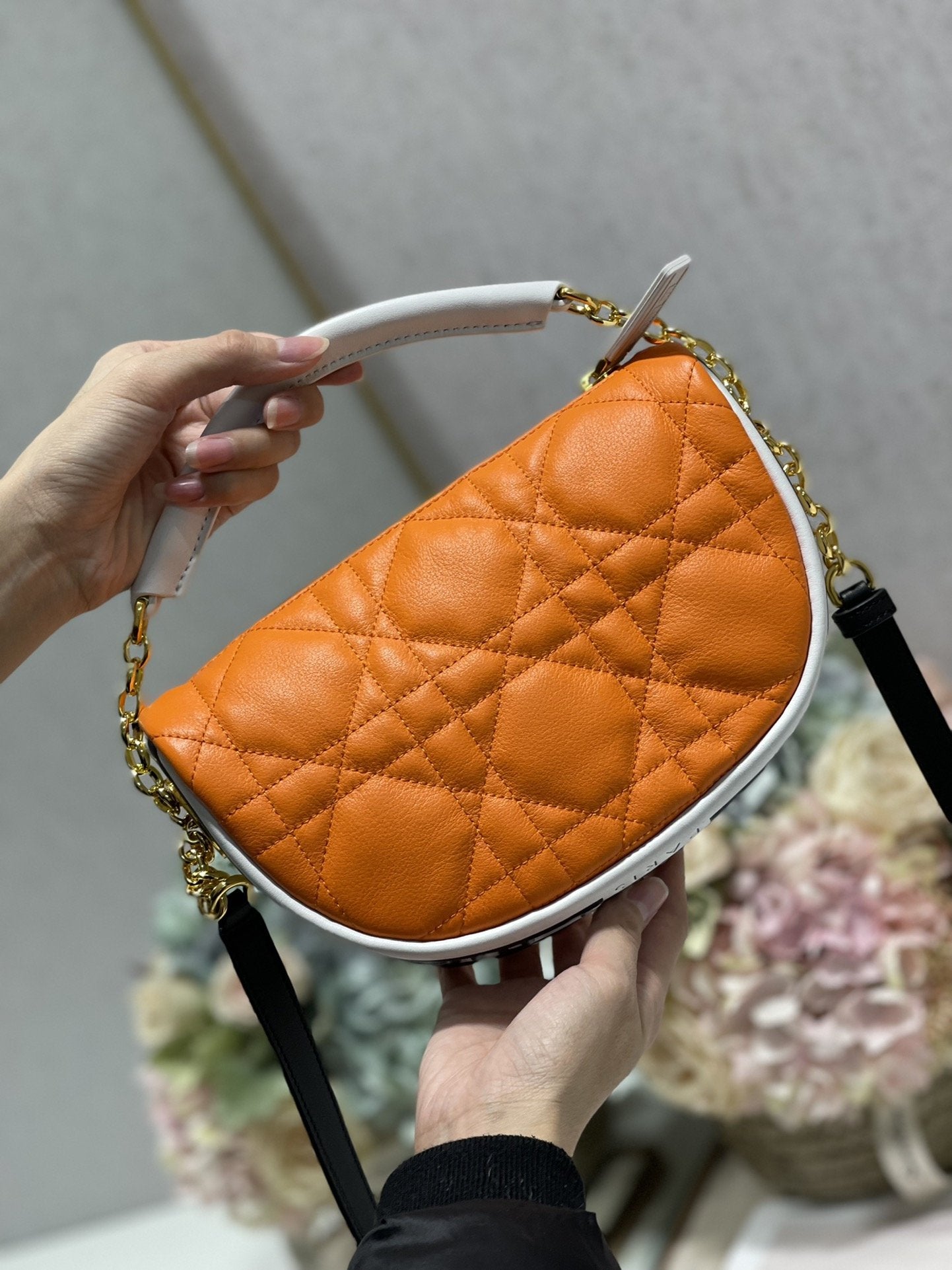 Vibe Top Qualityuorestop Qualitynt Macrocannage Orange Small Crossbody Bag