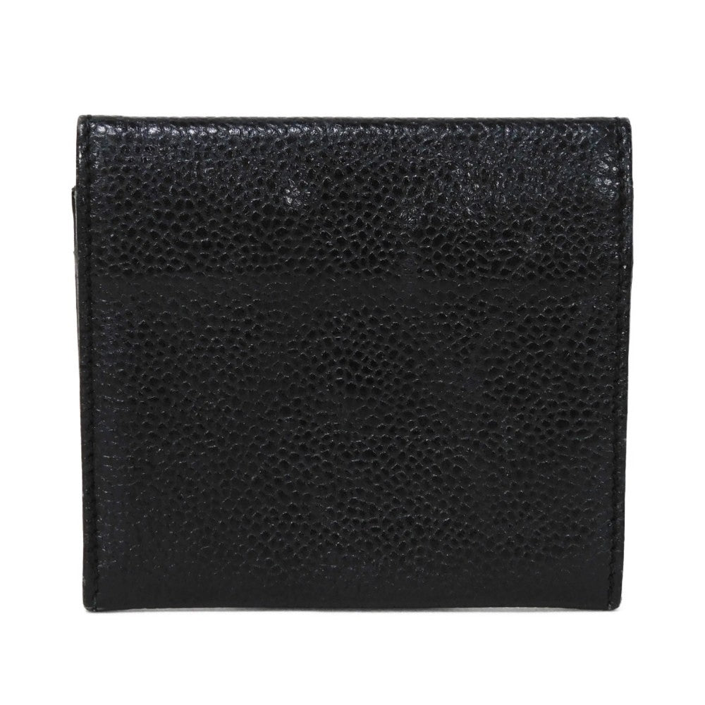 CHANEL Compact Flap Wallet Caviar Skin Coin Case