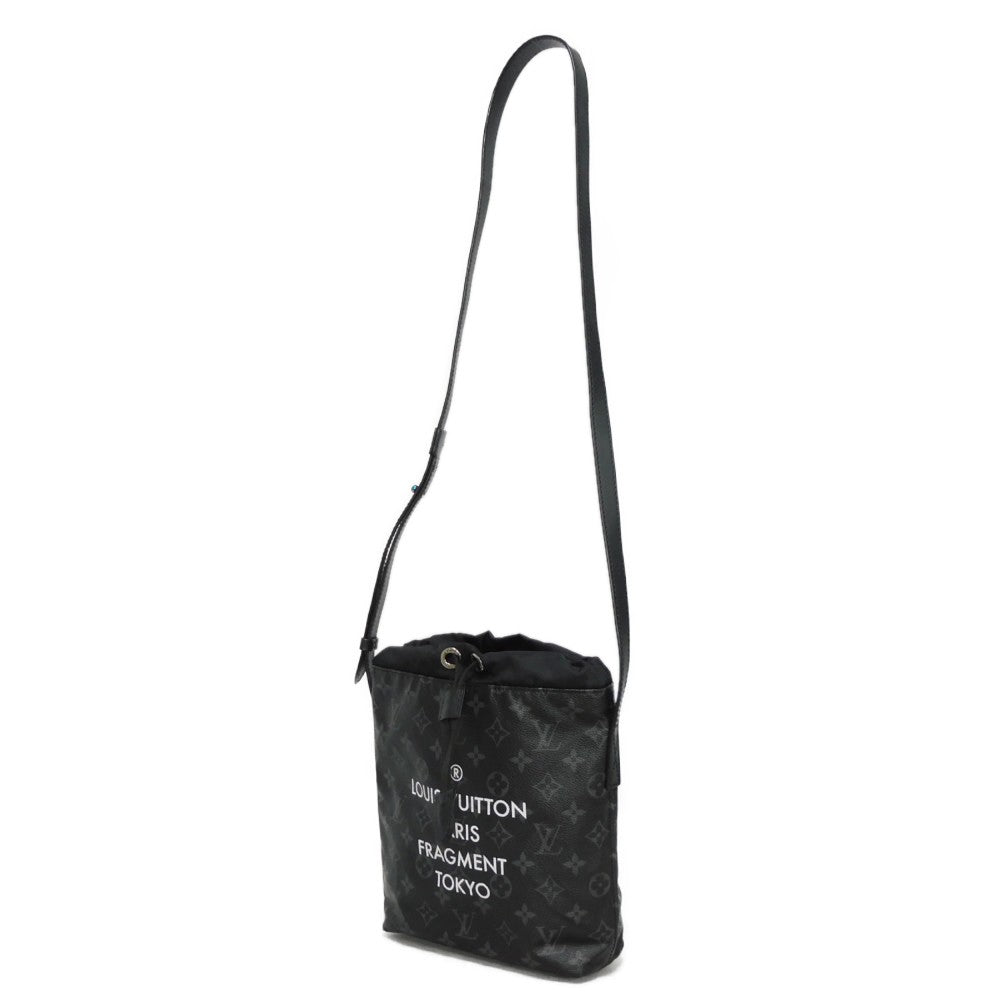 Louis Vuitton M43418 Eclipse Noir Circle Fragment Monogram Canvas Logo Shoulder Bag