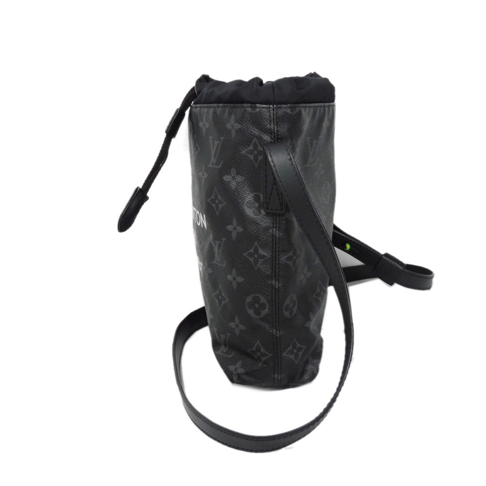 Louis Vuitton M43418 Eclipse Noir Circle Fragment Monogram Canvas Logo Shoulder Bag