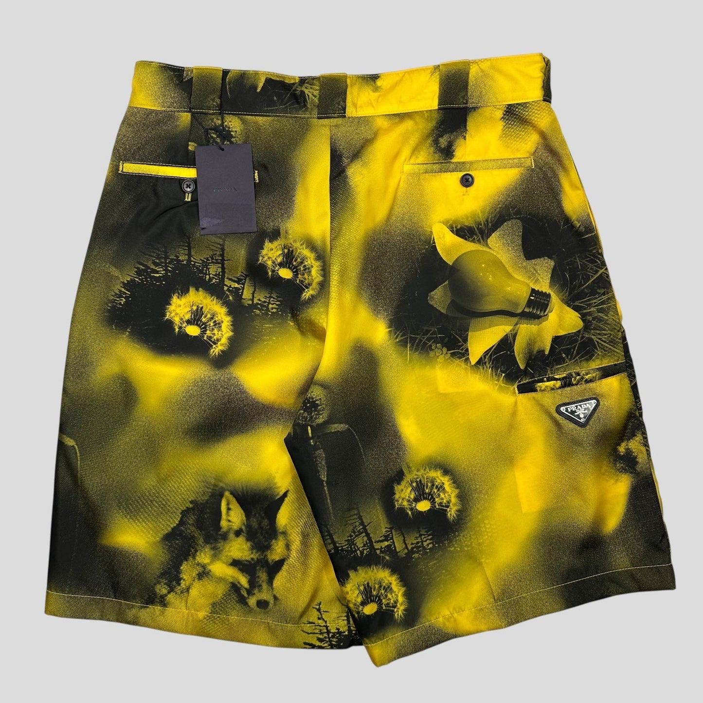 Prada Handbag x Raf Simons Re- Wolf Print Baggy Nylon