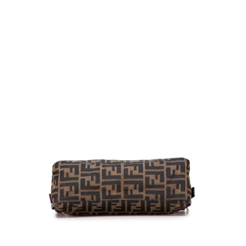 Fendi Zucca Shoulder Bag Leather Canvas Shoulder Bag 3