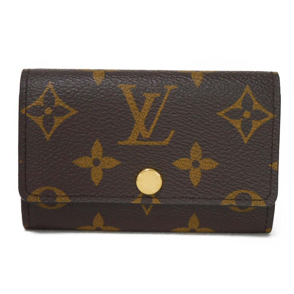 Louis Vuitton Key holder M62630 x Monogram Leather Canvas Brown Key Chain