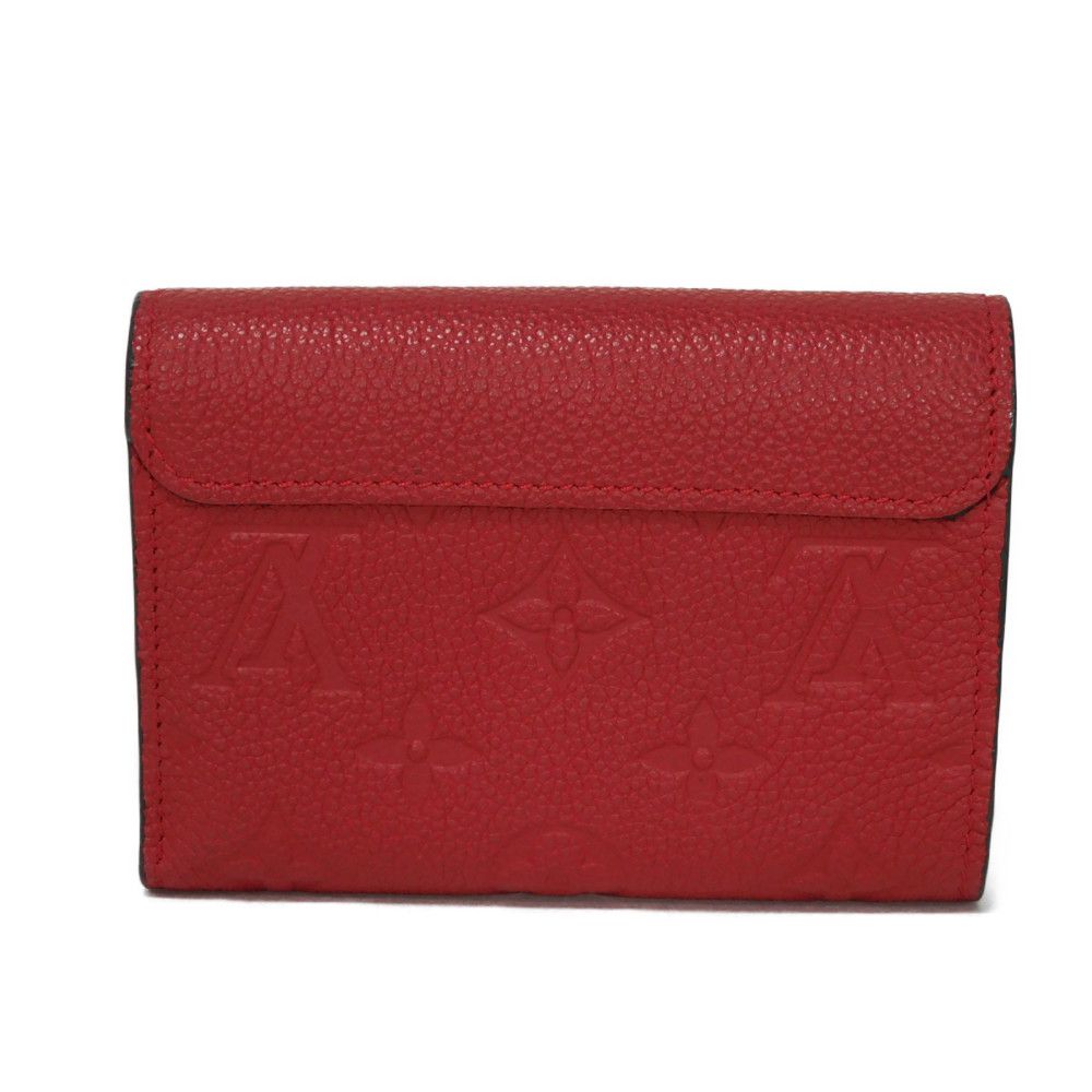 Louis Vuitton Tri-fold M62185 Implant embossed Slys Monogram Leather Logo Wallet Case