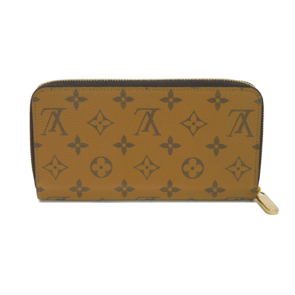 Louis Vuitton Long Purse M82444 Reverse x Monogram Leather Canvas Black Wallet Case