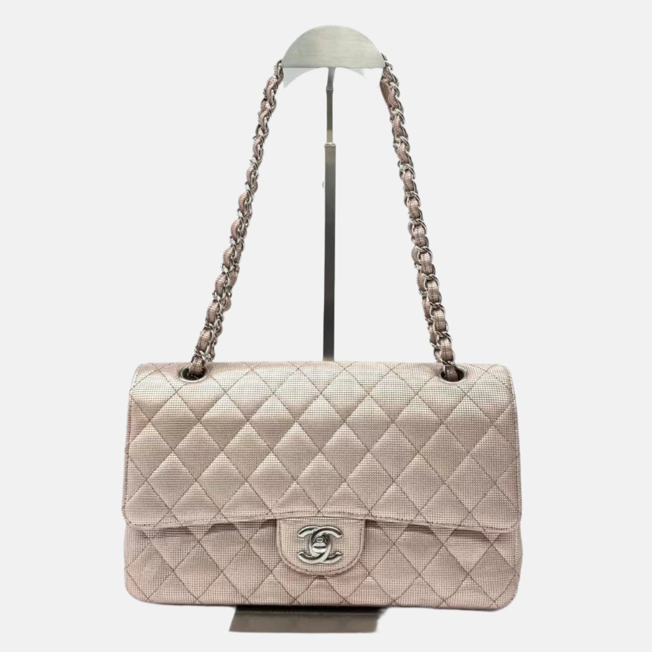Chanel Classic Flap Pink Leather Handbag
