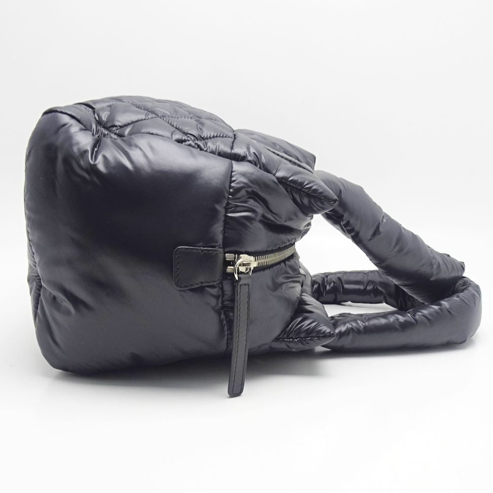 Chanel Coco Coon Tote Bag Metal Fittings Nylon Black