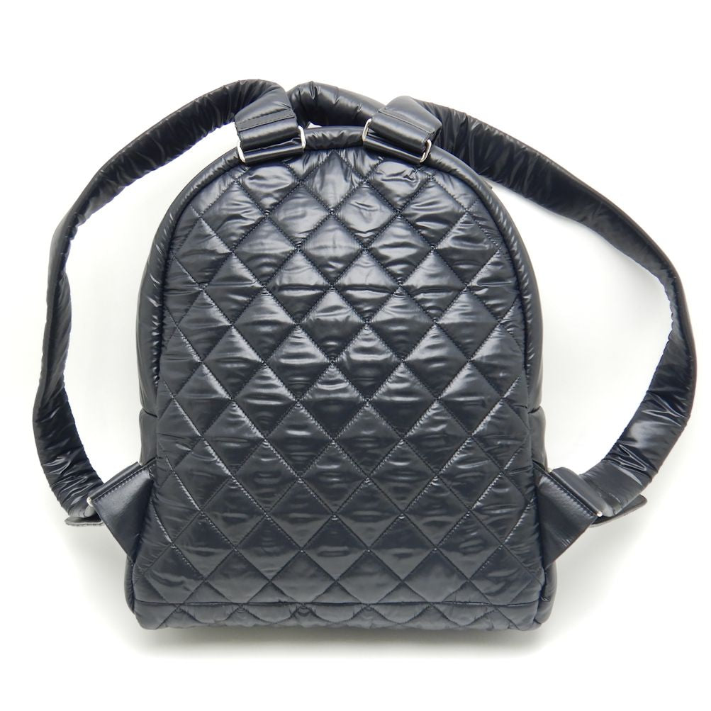 Chanel Coco Coon Daypack Backpack Nylon Black