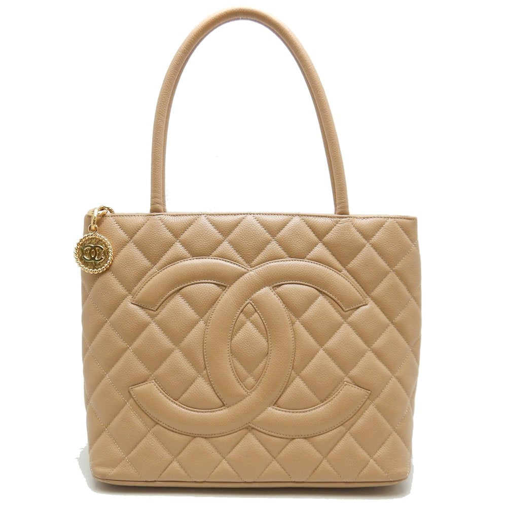 Chanel Reissue Tote Bag Caviar Skin Beige