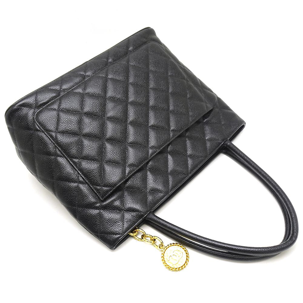 Chanel Reissue Tote Bag Caviar Skin Black