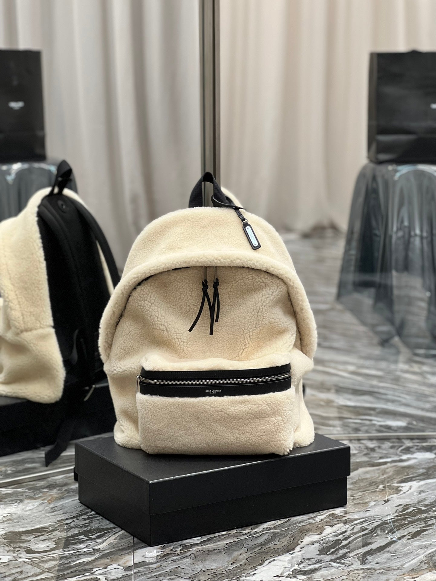 YSL Saint Laurent YSL Top Quality Top Qualityeetop Quality Backpack Beige
