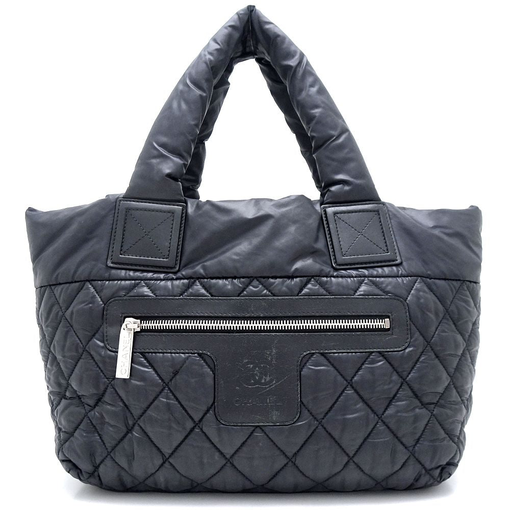 Chanel Coco Coon Tote PM Nylon Black Tote Bag