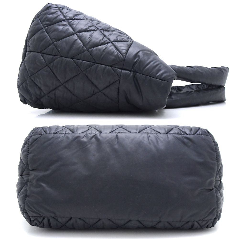 Chanel Coco Coon Tote PM Nylon Black Tote Bag