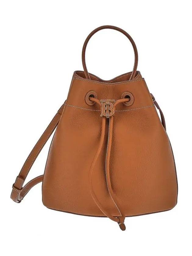 Burberry Luxury Tb Bag Leather Brown Small Bucket Bag