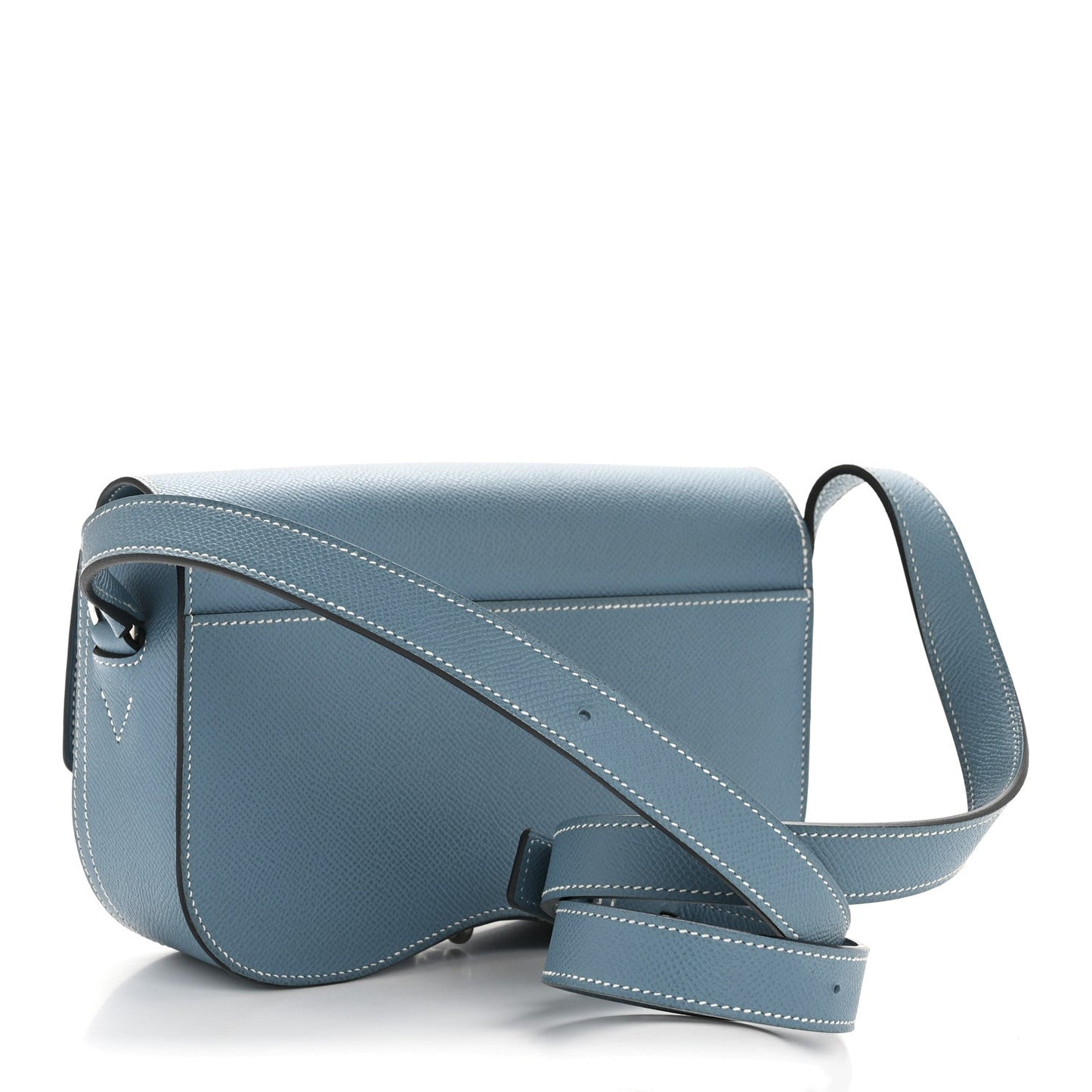 Hermes Epsom Della Cavalleria Elan New Jean Handbag Blue Travel Bag