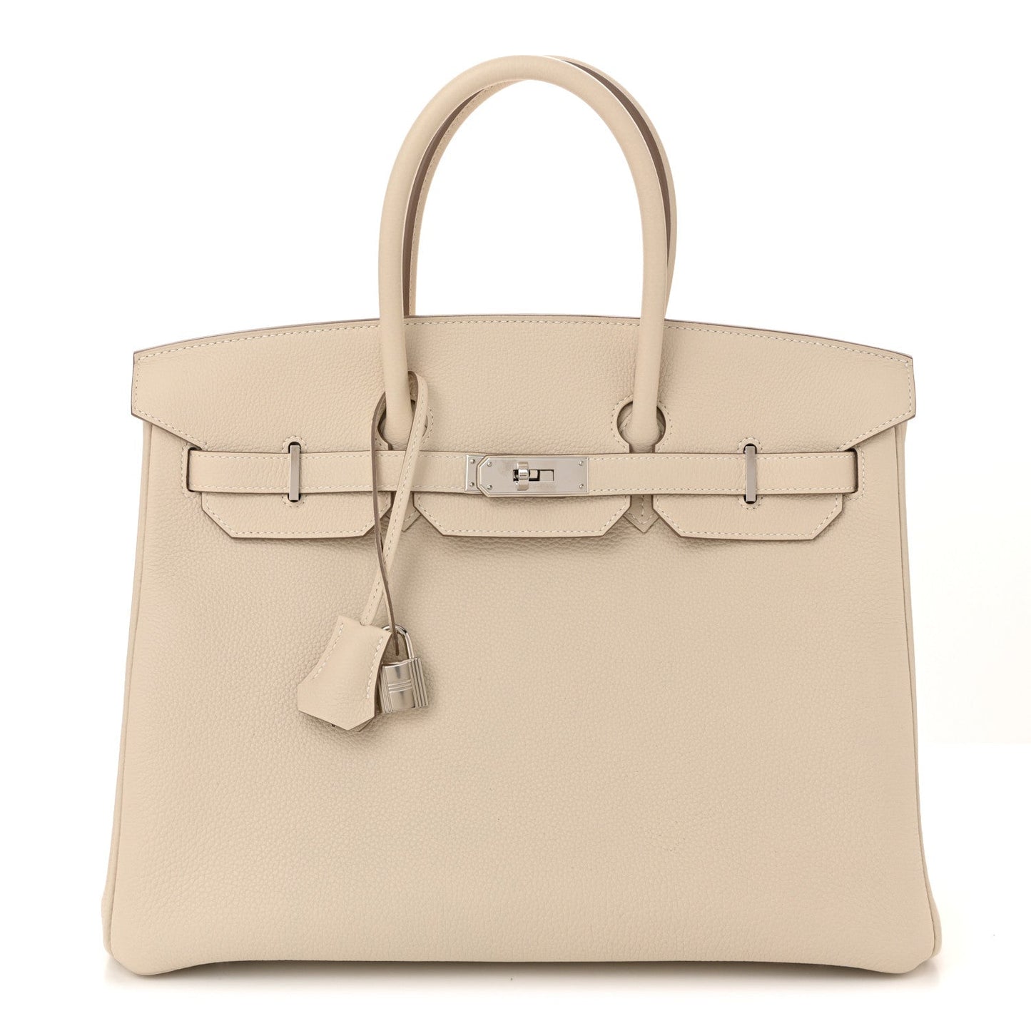 Hermes Epsom Birkin Craie Handbag Travel Bag