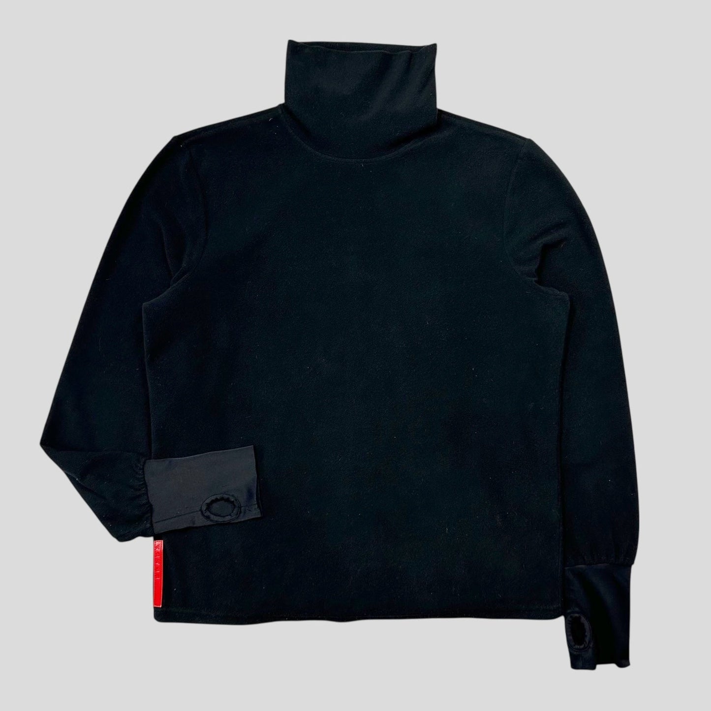 Prada Handbag Sport Snood Roll Neck Ski Fleece