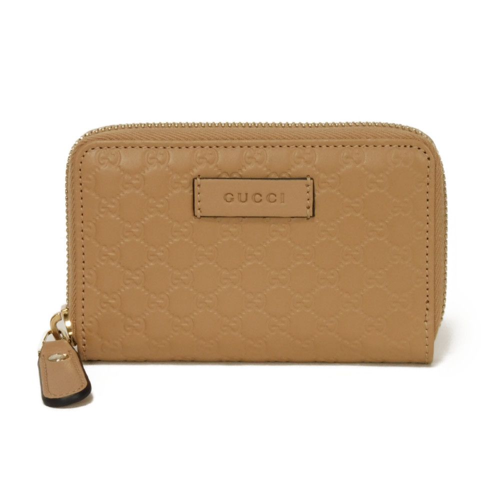Gucci Coin case BMJ1G Shima GG Leather Beige Handbag