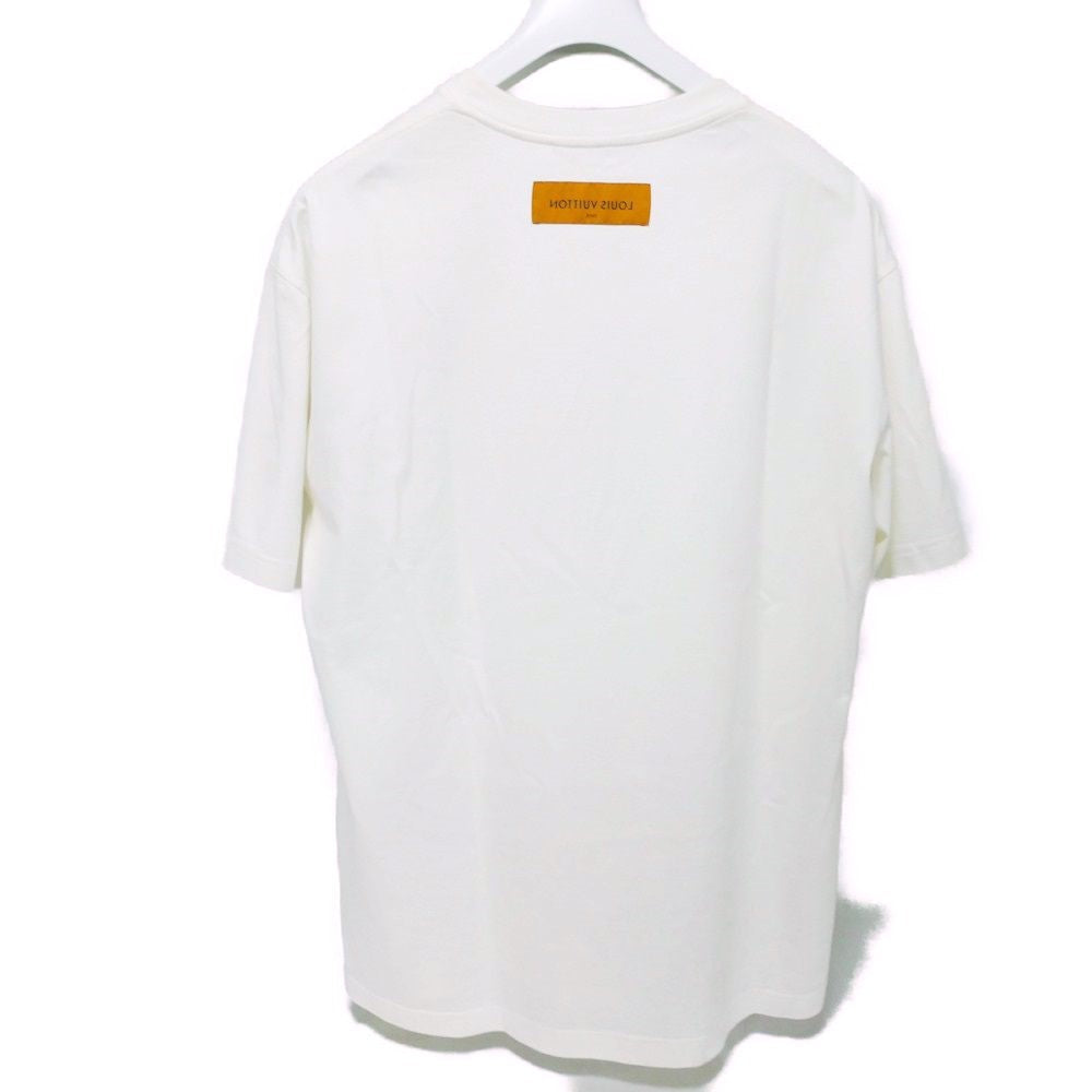 Louis Vuitton Short sleeve T-shirt Graphic print Cotton White Logo Apparel