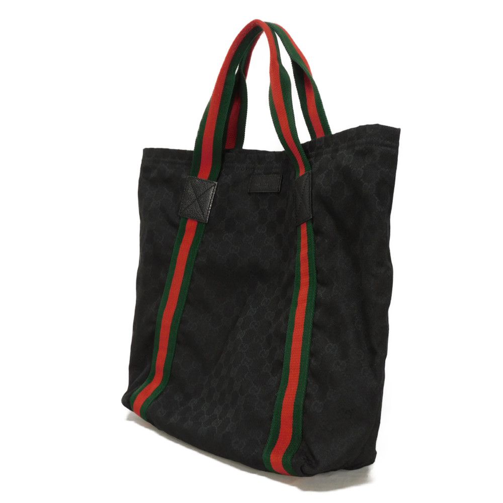 Gucci Calf Tote Bag Leather Canvas