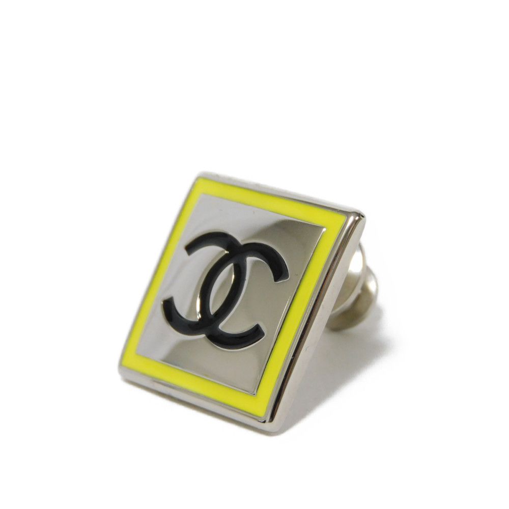Chanel Square Coco Mark Pin Brooch