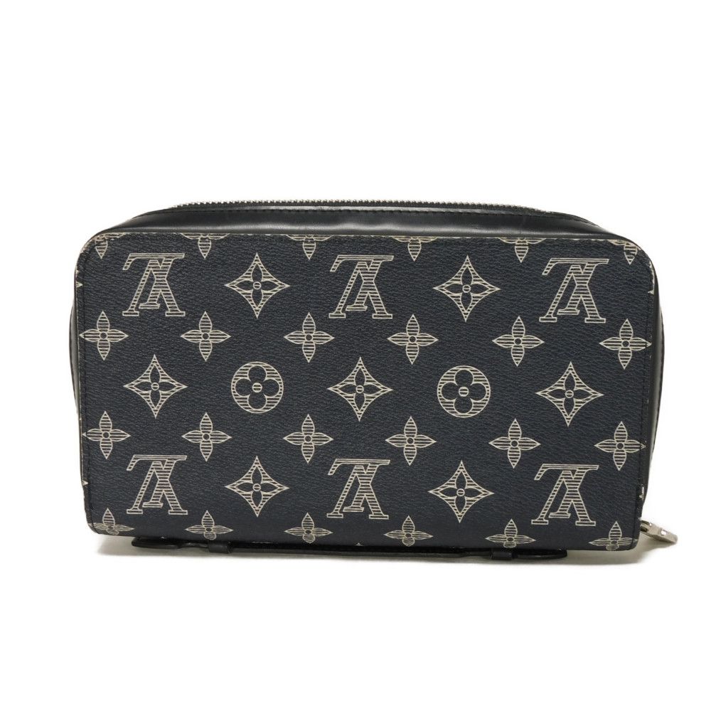 Louis Vuitton Long Purse M66624 savannah animal Monogram Leather Canvas Wallet Case