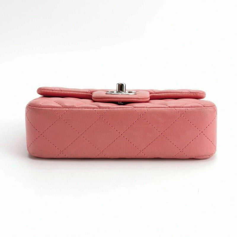 Chanel Classic Flap Rectangular Lambskin Pink Mini Bag