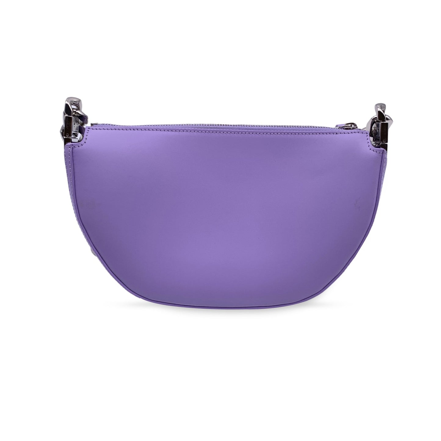 Burberry Luxury Lillac Olympia Shoulder Bag Leather Purple Mini