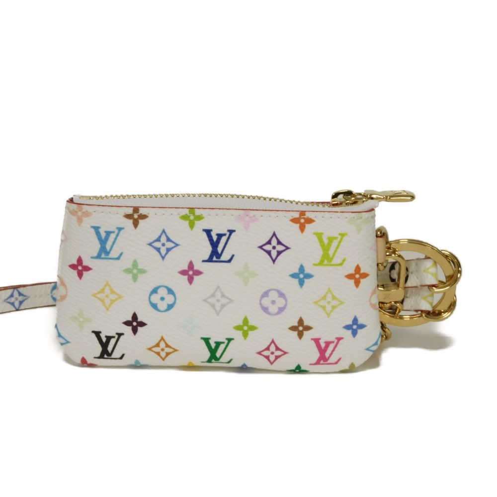 Louis Vuitton Coin M14099 LVxTM Phone Holder Monogram Canvas White Multicolor Handbag