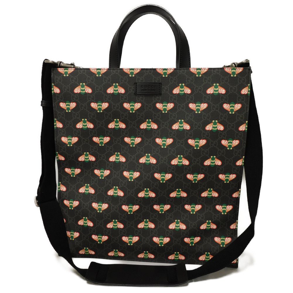 Gucci Bee Tote Supreme Tote Bag Canvas