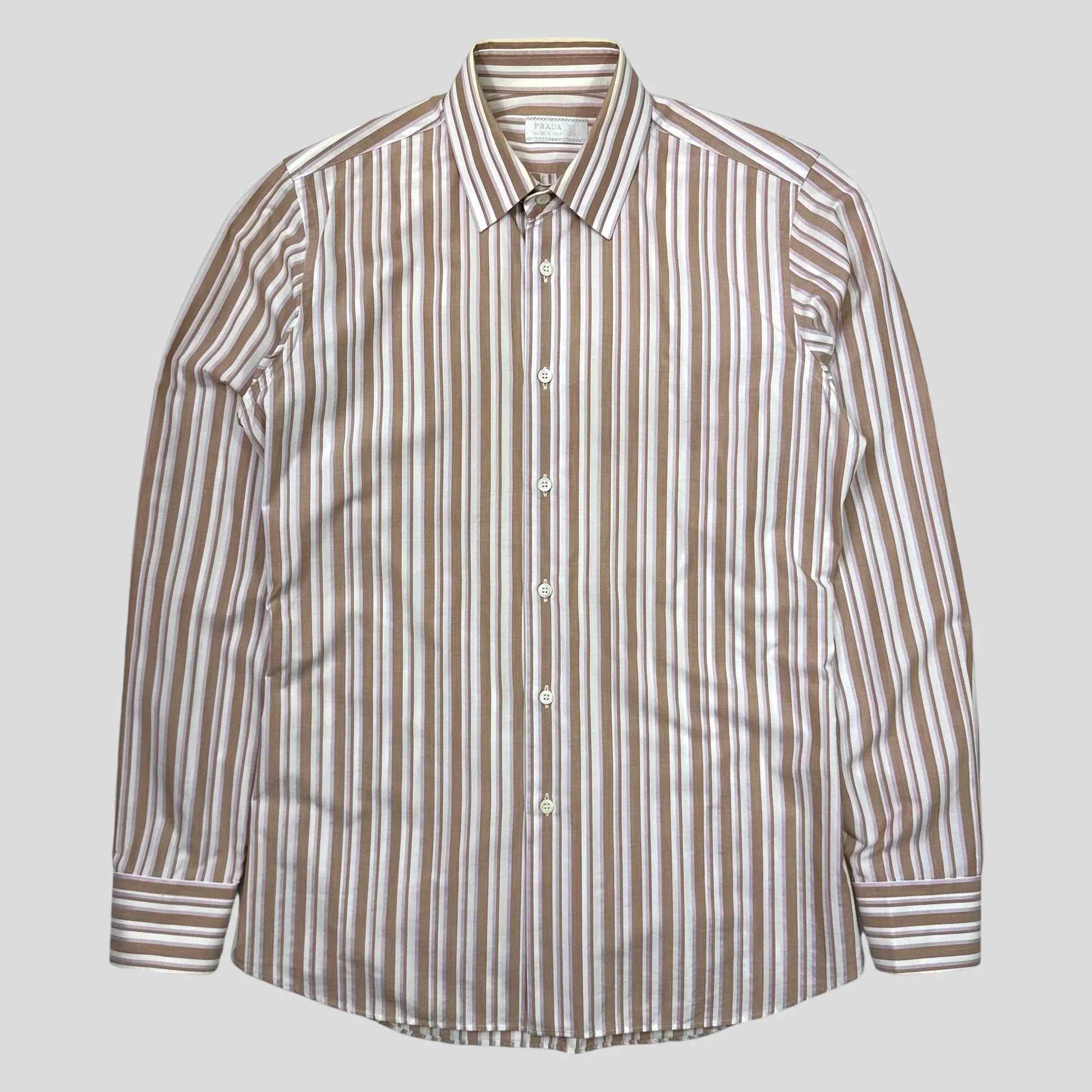 Prada Handbag 00’s Candy Striped Shirt - M