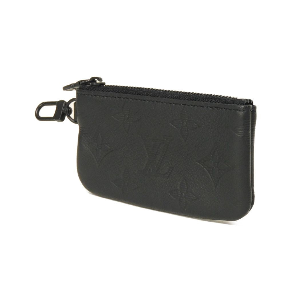 Louis Vuitton Coin M69827 Shadow embossing shadow Monogram Leather Black Crossbody Bag