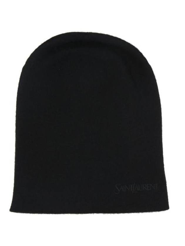 YSL Saint Laurent Saint Laurent Trending Embroidered Cashmere Beanie Travel Black Travel Bag