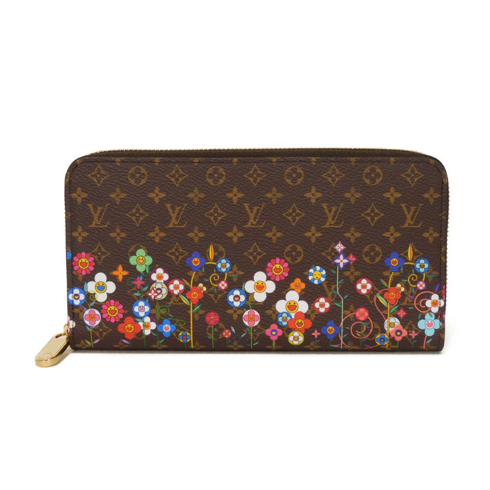 Louis Vuitton Long Purse M14162 Flower LVxTM Monogram Canvas Pink Wallet Case