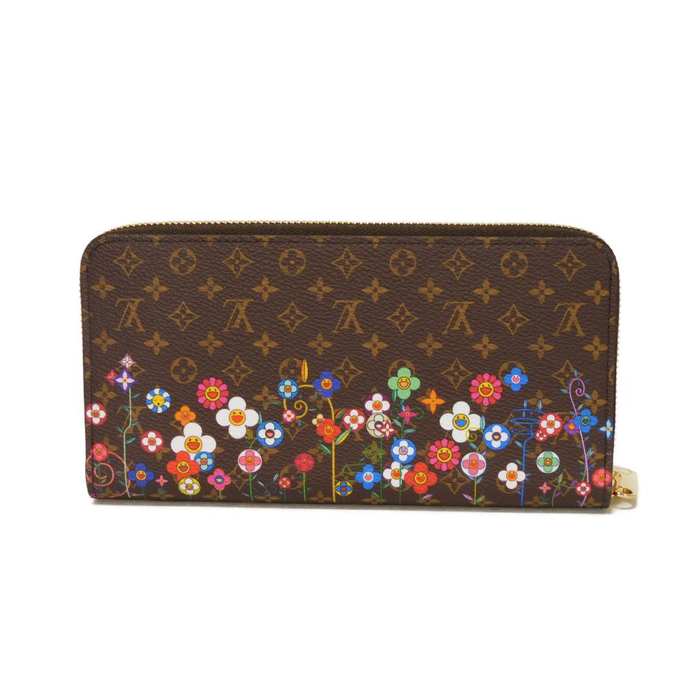 Louis Vuitton Long Purse M14162 Flower LVxTM Monogram Canvas Pink Wallet Case