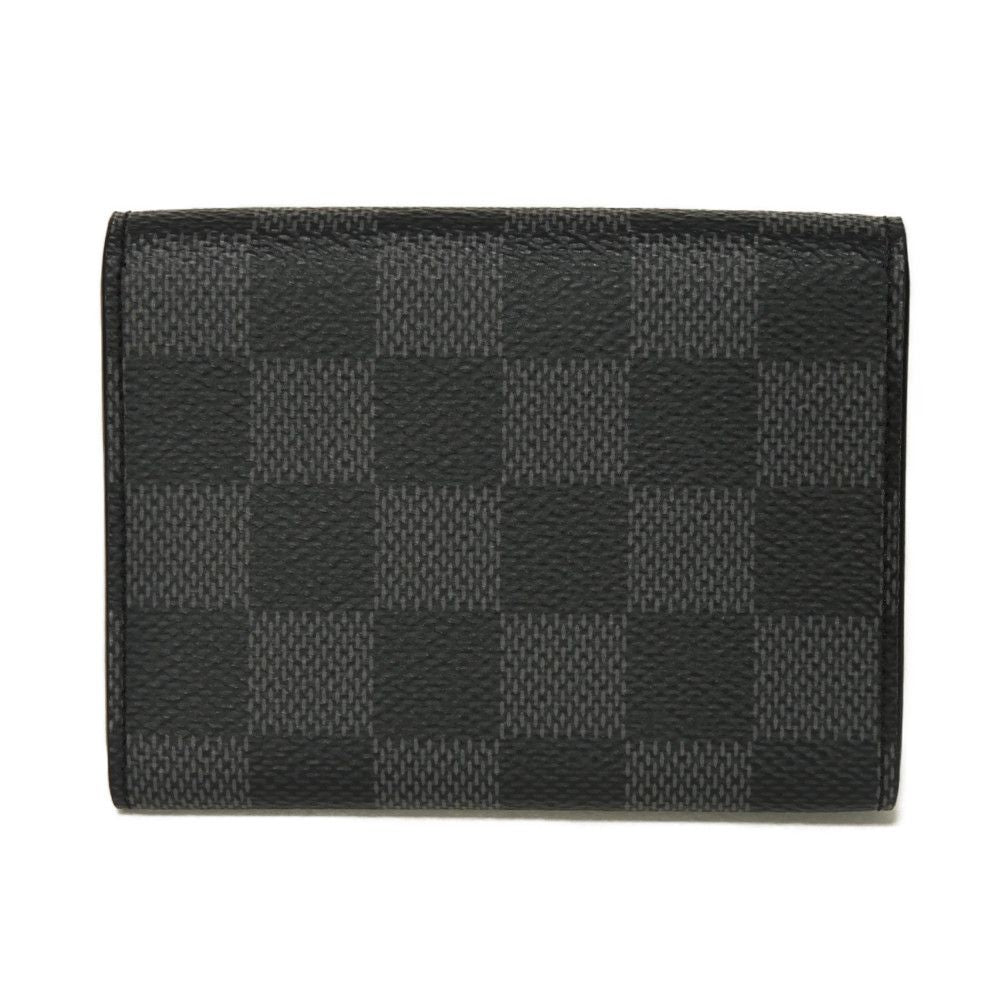Louis Vuitton N63338 Damier Graffit x grain Leather Canvas Wallet Case