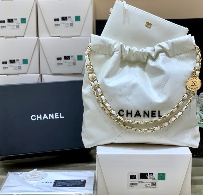 CHL 22 14.4in 37cm B08038 White Travel Bag