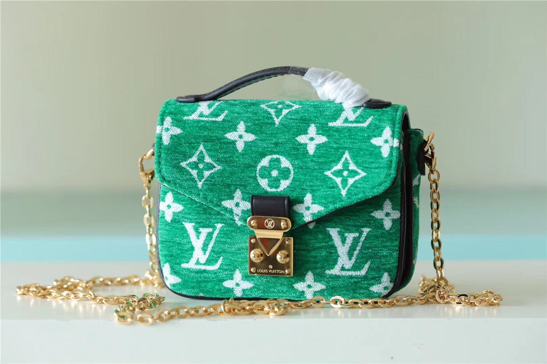 Top Quality Micro Metis Jacquard For Women Monogram Green Crossbody Bag